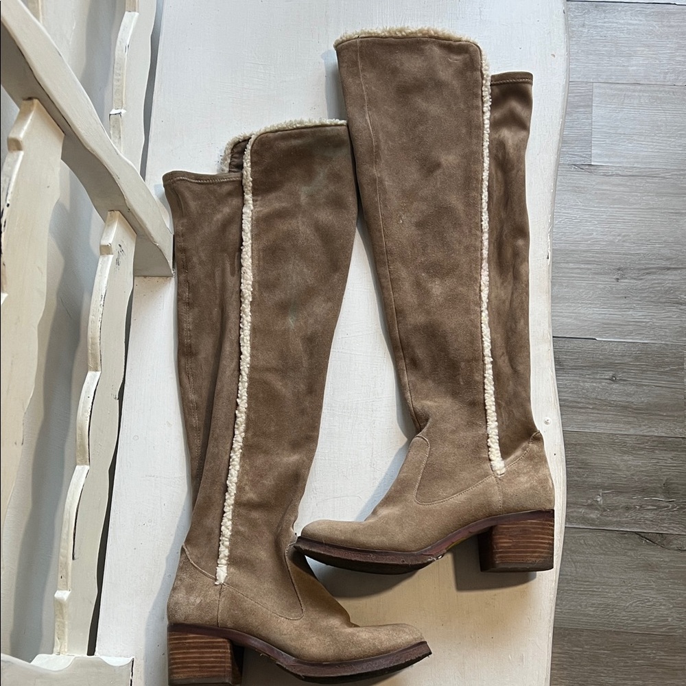 VINCE CAMUTO leather over the knee boots